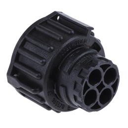 1 pcs - TE Connectivity 4 Pole Din Socket, DIN 72585 IP67, IP69, Bayonet, Female