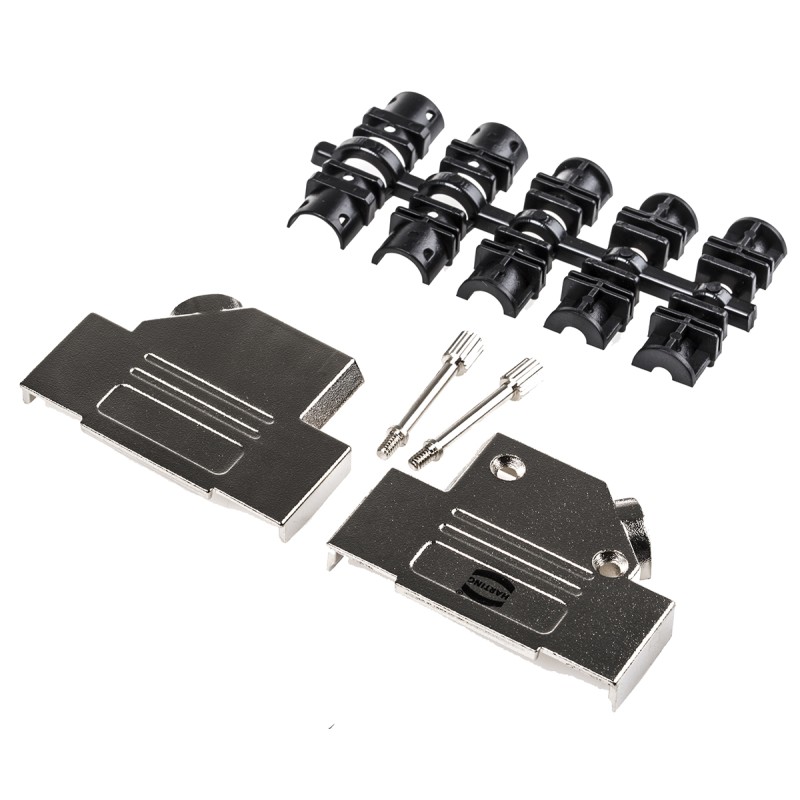 1 pcs - HARTING D-sub Series Metal Right Angle D Sub Backshell, 25 Way