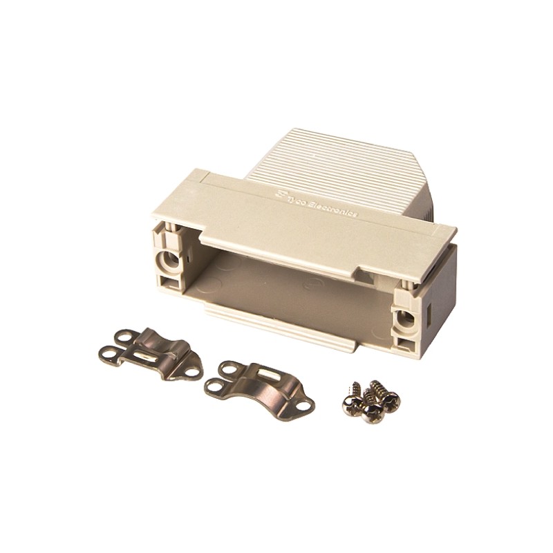 1 pcs - TE Connectivity AMPLIMITE Series Polymer Right Angle D Sub Backshell, 25 Way