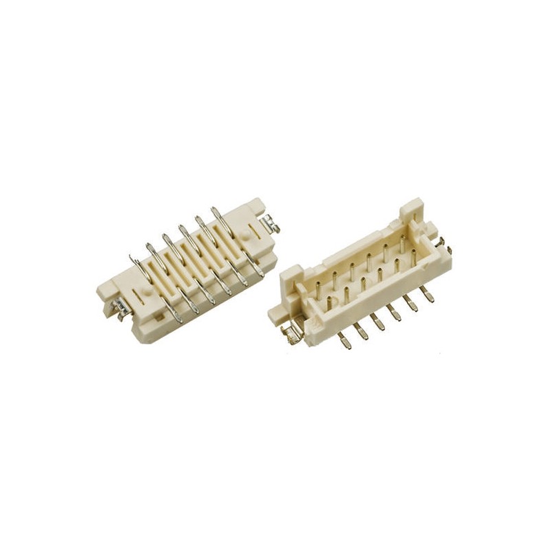 10 pcs - Hirose DF11 Series Straight Surface Mount PCB Header, 20 Contact(s), 2.0mm Pitch, 2 Row(s), Shrouded