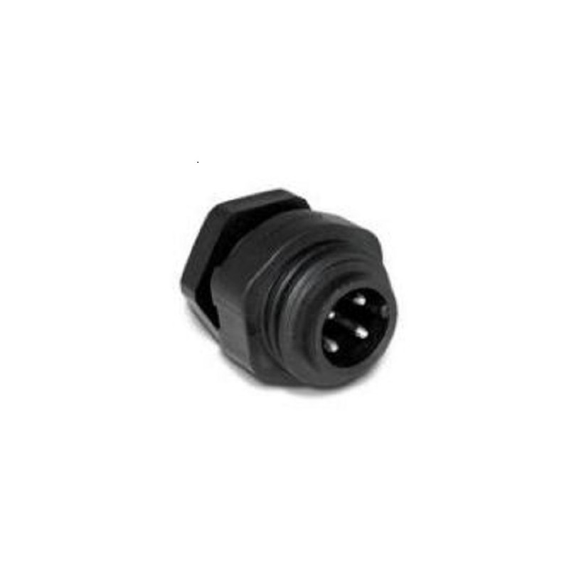 1 pcs - Amphenol Industrial Circular Connector, 3+PE Contacts, Panel Mount, Plug, IP65, IP67, Ecomate Series
