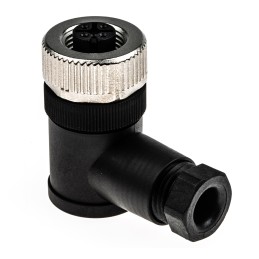 1 pcs - binder Circular Connector, 4 Contacts, Cable Mount, M12 Connector, Socket, Female, IP67, 713 Series