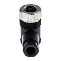 1 pcs - binder Circular Connector, 4 Contacts, Cable Mount, M12 Connector, Socket, Female, IP67, 713 Series