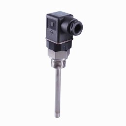 1 pcs - Jumo PT100 RTD Sensor, 8mm Dia, 100mm Long, 2 Wire, G1/2, Class B +270°C Max