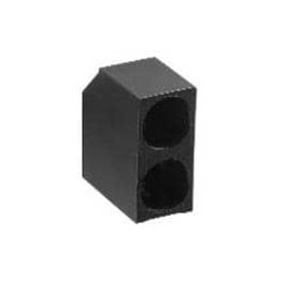 10 pcs : H-278C-2 - LED Mounting Hardware LED Holder 5mm 2 Level Black