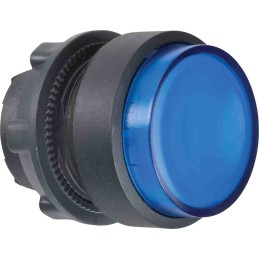 1 pcs - Schneider Electric ZB5 Series Blue Spring Return Push Button Head, 22mm Cutout, IP66, IP67, IP69K