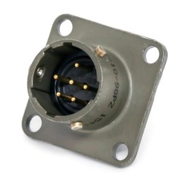 1 pcs - Amphenol Industrial 8 Way Circular Connector Plug, Pin Contacts