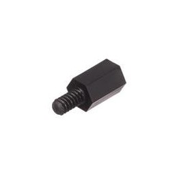 10 pcs : 4971 - Standoffs & Spacers M/F NYLON STANDOFF 6-32 .375 L