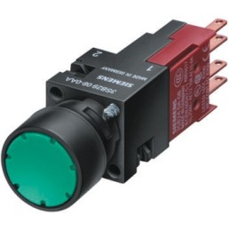 1 pcs - Siemens 3SB2 Series Push Button, Panel Mount, 16mm Cutout, IP65