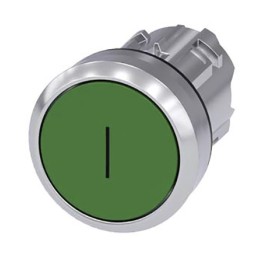 1 pcs - Siemens SIRIUS ACT Series Green Momentary Push Button Head, 22mm Cutout, IP66, IP67, IP69K