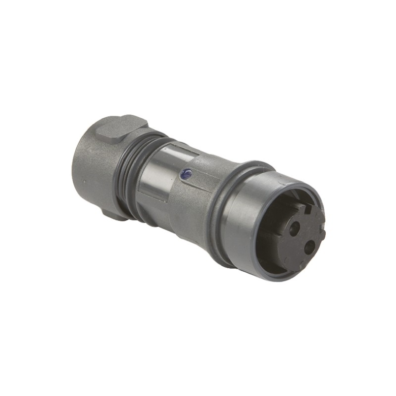 1 pcs - Bulgin Circular Connector, 2 Contacts, Cable Mount, Socket, Female, IP66, IP68, IP69K, Buccaneer 6000 Series