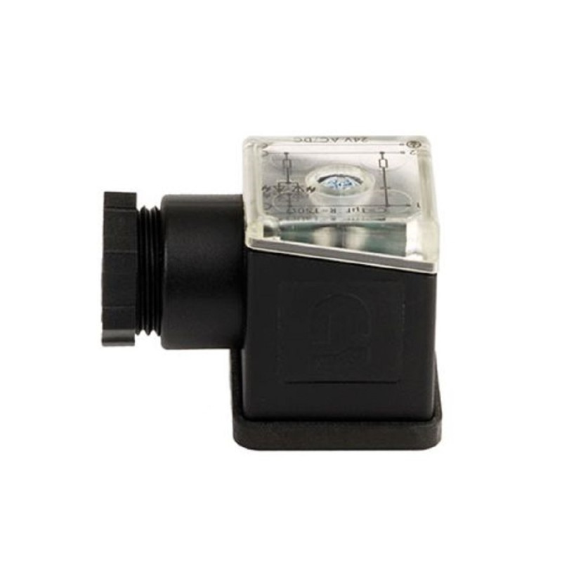 1 pcs - EMERSON – ASCO 30 DIN 43650, Female DIN 43650 Solenoid Connector, No, 230 V Voltage