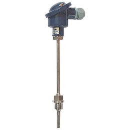 1 pcs - Jumo PT100 RTD Sensor, 9mm Dia, 250mm Long, 3 Wire, G1/2, Class B +260°C Max