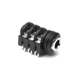 2 pcs - Amphenol Audio Jack Plug 1/4 in Cable Mount Phone Jack Plug 10A