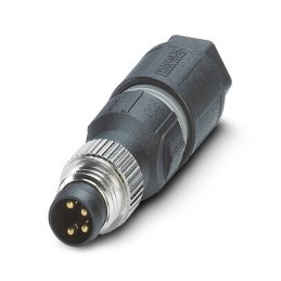 1 pcs - Phoenix Contact Circular Connector, 4 Contacts, M8 Connector, Plug, Male, IP65, IP67, SACC Series