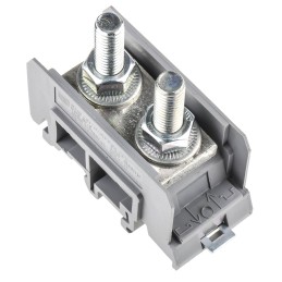 1 pcs - Entrelec SNA Series Grey Feed Through Terminal Block, 50mm², Single-Level, Bolt Termination