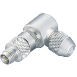 1 pcs - Binder Circular Connector, 4 Contacts, Cable Mount, M8 Connector, Socket, Male, IP67, 768 Series