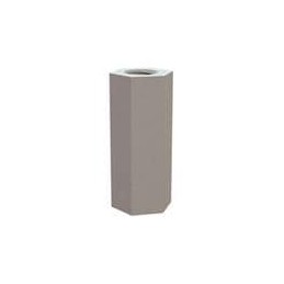 10 pcs : 14HTSP020 - Standoffs & Spacers Hex Threaded Standoff, 6-32 Thread, .625 Spacer, Natural, Nylon, .250 Across Flats