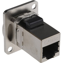1 pcs - RS PRO RJ45 Feedthrough Connector, Cat5e, FTP