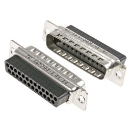 5 pcs - TE Connectivity Amplimite HDP-20 25 Way Cable Mount D-sub Connector Plug