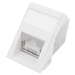 1 pcs - Molex Premise Networks PowerCat MOD-SNAP III Series Female RJ45 Connector, Cat6a, STP Shield