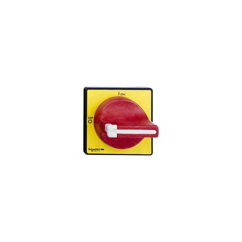 1 pcs - Schneider Electric Red Rotary Handle, TeSys Series