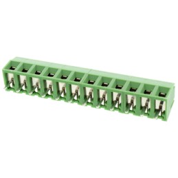 1 pcs - RS PRO PCB Terminal Block, 12-Contact, 3.81mm Pitch, Through Hole Mount, 1-Row, Screw Termination