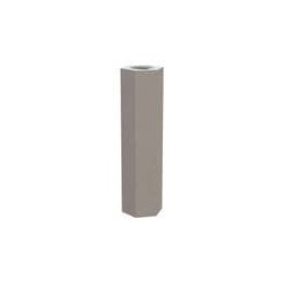 10 pcs : 14HTSP010 - Standoffs & Spacers Hex Threaded Standoff, 6-32 Thread, 1.000 Spacer, Natural, Nylon, .250 Across Flats