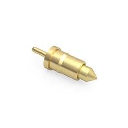 10 pcs : 2006-8-15-20-76-14-11-0 - Circuit Board Hardware - PCB Through-Hole Spring-Loaded Pin with Pointed Tip Plunger .155 len