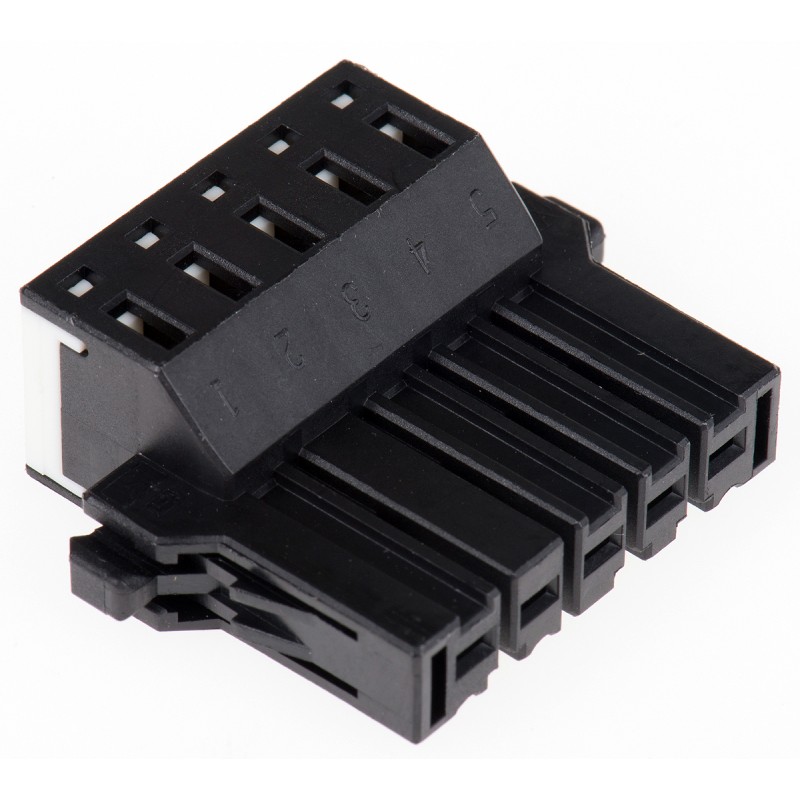 1 pcs - JST, J300 Female Connector Housing, 5.08mm Pitch, 5 Way, 1 Row