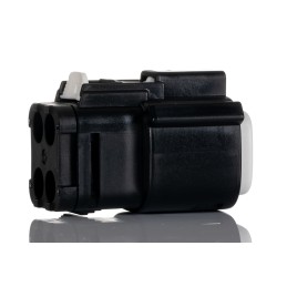 1 pcs - Molex, 19432 4 Way Crimp Terminal Housing, Black