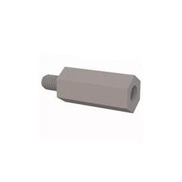 10 pcs : 36M30MF012 - Standoffs & Spacers Male Female Threaded Standoff, M3, 12mm Spacer, Natural, Nylon, 4.76mm Stud Length