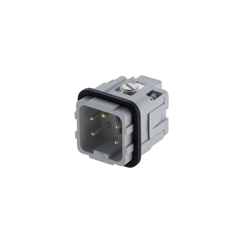 1 pcs - Amphenol Industrial Heavy Duty Power Connector Module, 16A, Male, Heavy Mate C146 Series, 4 Contacts