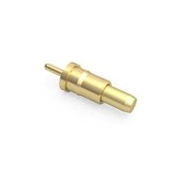 10 pcs : 2906-1-15-20-75-14-11-0 - Circuit Board Hardware - PCB Through-Hole Spring-Loaded Pin with Flat Tip Plunger .177 length