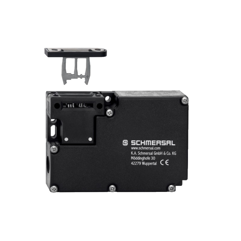 1 pcs - Schmersal AZM 161 Series Solenoid Interlock Switch, Power to Lock, 24V ac/dc, 4NC/2NO, Actuator Included