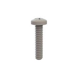 10 pcs : 010440W050PC - Screws & Fasteners Pan Phillips Screw, 4-40 Thread, 1/2 Lg, Transparent, Polycarbonate