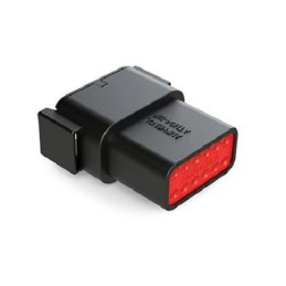 1 pcs - Amphenol Industrial, ATM Cable connector Plug 12 Way, Crimp Termination