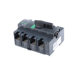 1 pcs - Schneider Electric 4P Pole Isolator Switch - 100A Maximum Current, 55kW Power Rating, IP40