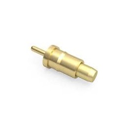 10 pcs : 2906-8-15-20-76-14-11-0 - Circuit Board Hardware - PCB Through-Hole Spring-Loaded Pin with Flat Tip Plunger .155 length