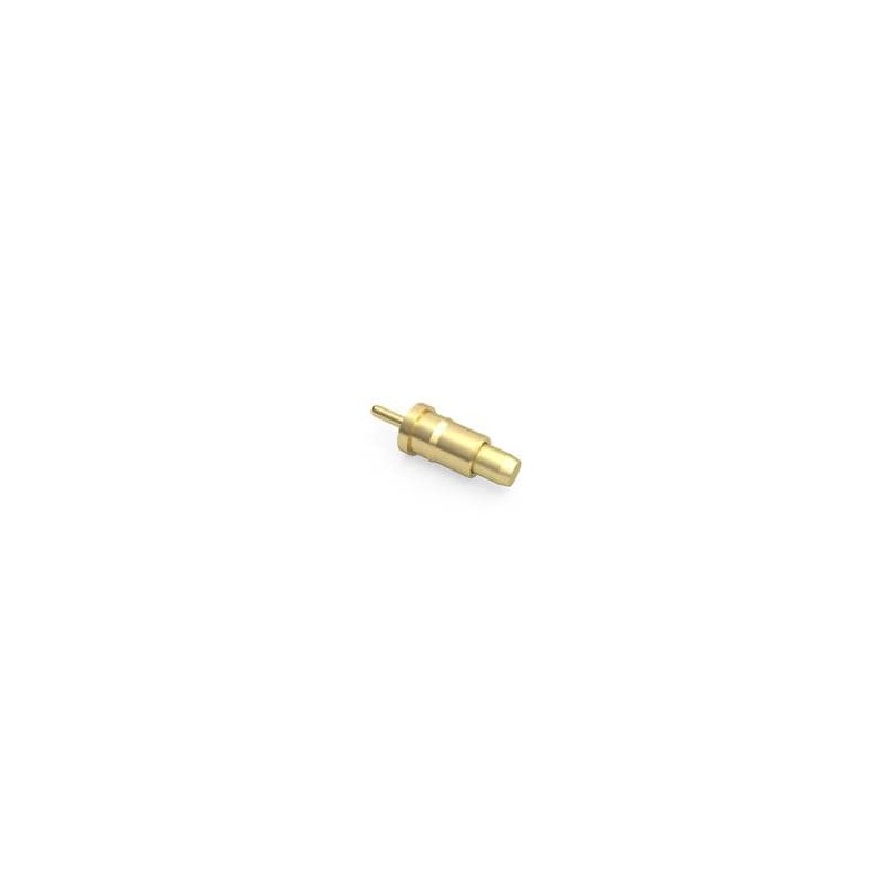 10 pcs : 2906-8-15-20-76-14-11-0 - Circuit Board Hardware - PCB Through-Hole Spring-Loaded Pin with Flat Tip Plunger .155 length