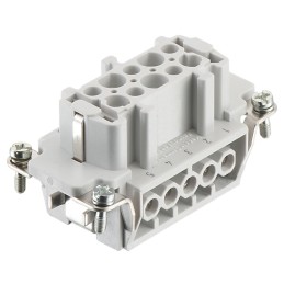 1 pcs - RS PRO Heavy Duty Power Connector Insert, 16A, Female, 10 Contacts