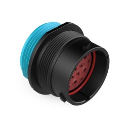 1 pcs - Amphenol Industrial Circular Connector, 19 Contacts, Panel Mount, Plug, Male, IP67, IP69K, Duramate AHDP Series