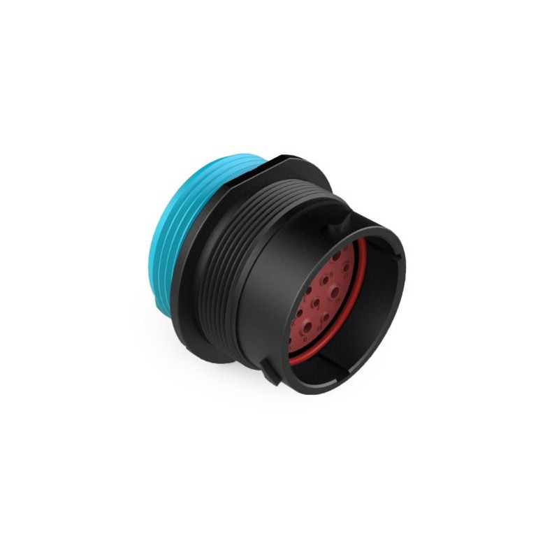 1 pcs - Amphenol Industrial Circular Connector, 19 Contacts, Panel Mount, Plug, Male, IP67, IP69K, Duramate AHDP Series