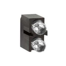 10 pcs : H-200C-1 - LED Mounting Hardware LED Holder 3mm 2 Level Black