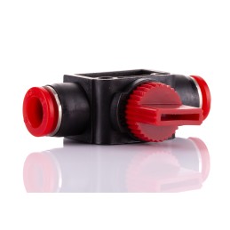 1 pcs - Norgren Flow Controller Pneumatic Manual Control Valve Pneufit C Series, Push In 8 mm, III B