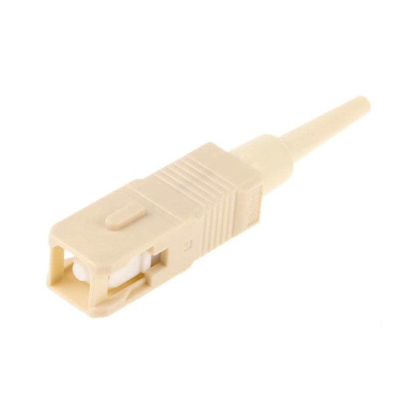 1 pcs - RS PRO, SC, APC, UPC Multimode Simplex Fibre Optic Connector 127μm Fibre Size, 0.3dB Insertion Loss