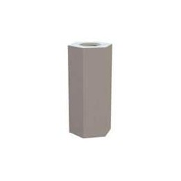 10 pcs : 14HTSP112 - Standoffs & Spacers Hex Threaded Standoff, 2-56 Thread, .438 Spacer, Natural, Nylon, .188 Across Flats