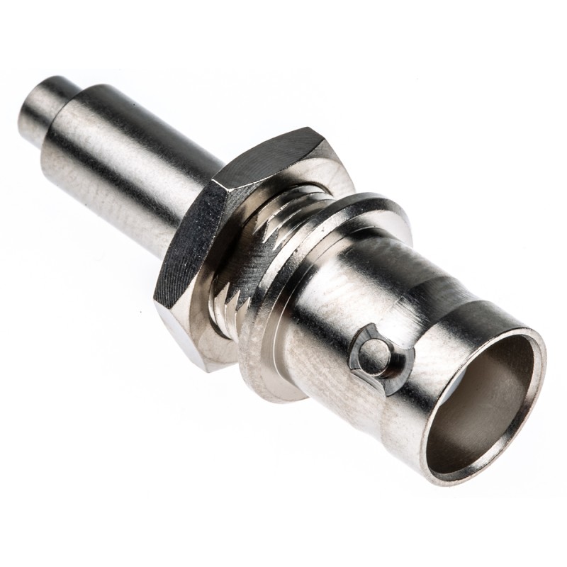 1 pcs - Radiall, jack Panel Mount BNC Connector, 50Ω, Crimp Termination, Straight Body