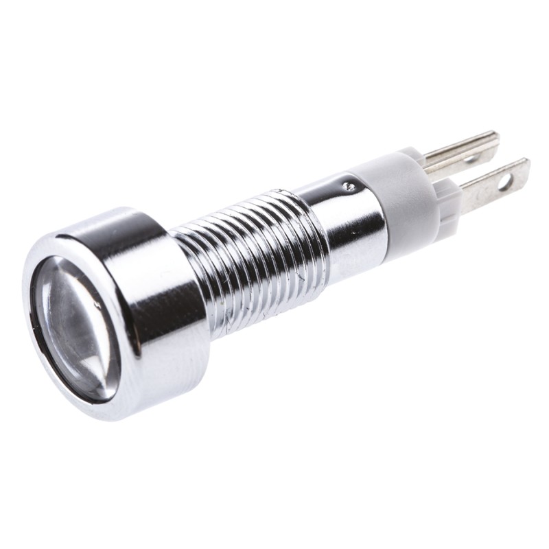 1 pcs - Signal Construct Green, Red Panel Mount Indicator, 24 - 28V, 8mm Mounting Hole Size