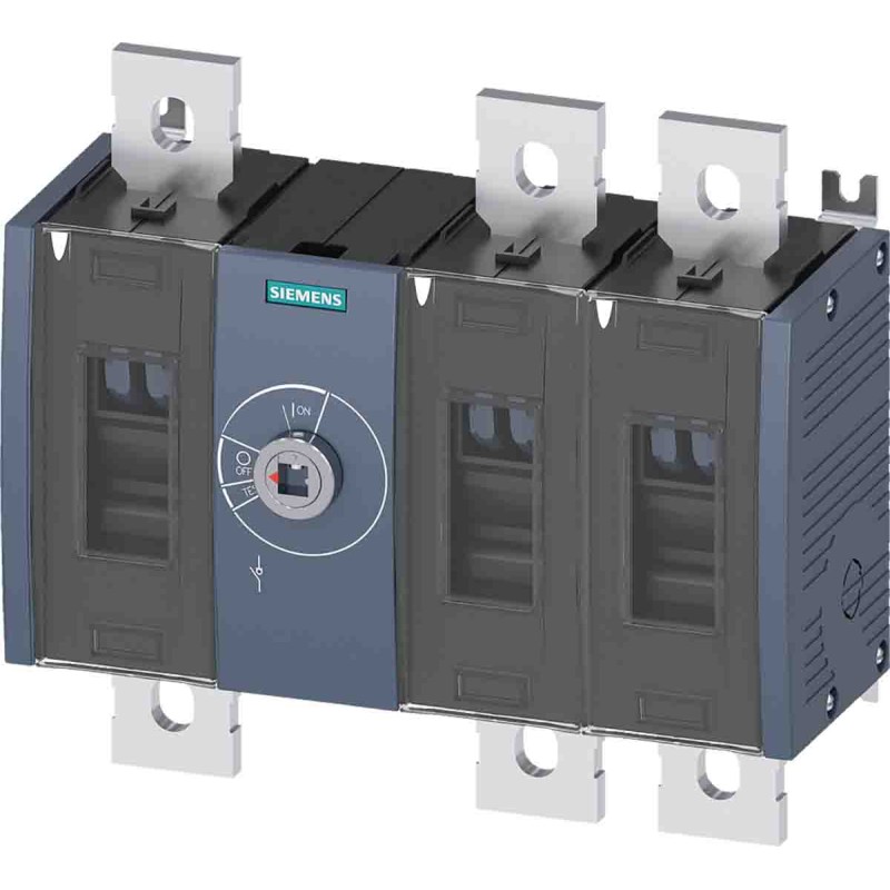 1 pcs - Siemens Switch Disconnector, 3 Pole, 630A Max Current